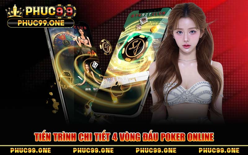 Tiến Trình Chi Tiết 4 Vòng Đấu Poker Online